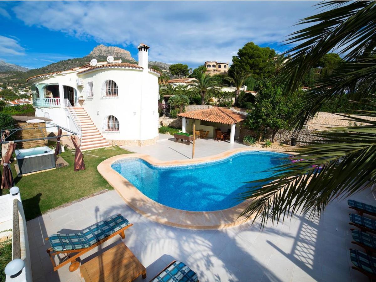 Villa Belucra,10P,Seaview,Jacuzzi,Pool Кальпе Екстер'єр фото